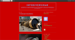 Desktop Screenshot of infodiversidad.blogspot.com