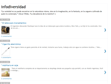 Tablet Screenshot of infodiversidad.blogspot.com