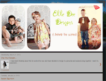 Tablet Screenshot of elledeedesign.blogspot.com