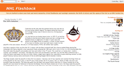 Desktop Screenshot of nhlflashback.blogspot.com