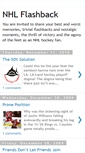 Mobile Screenshot of nhlflashback.blogspot.com