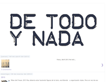 Tablet Screenshot of nadandoentretodo.blogspot.com