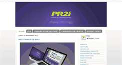 Desktop Screenshot of pr2i-communication.blogspot.com