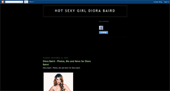 Desktop Screenshot of diora-baird-sexy-hot-model.blogspot.com