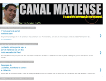 Tablet Screenshot of canalmatiense.blogspot.com