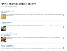 Tablet Screenshot of easy-chickendumplingrecipes.blogspot.com