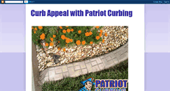 Desktop Screenshot of patriotcurbing.blogspot.com