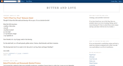 Desktop Screenshot of butterandlove.blogspot.com