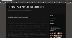 Desktop Screenshot of essencialresidence.blogspot.com