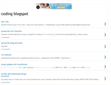 Tablet Screenshot of love2coding.blogspot.com