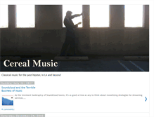 Tablet Screenshot of cereal-music.blogspot.com