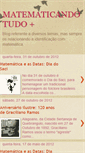 Mobile Screenshot of matematicandotudomais.blogspot.com