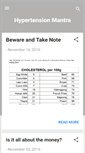 Mobile Screenshot of myhypertensionmantra.blogspot.com