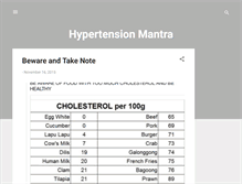 Tablet Screenshot of myhypertensionmantra.blogspot.com