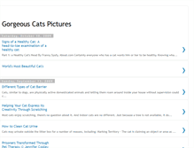 Tablet Screenshot of gorgeouscatpictures.blogspot.com