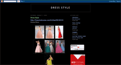 Desktop Screenshot of dressstyleabout.blogspot.com