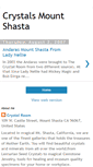 Mobile Screenshot of crystalsmtshasta.blogspot.com