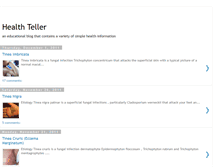 Tablet Screenshot of health-teller.blogspot.com