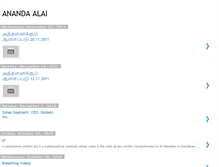 Tablet Screenshot of ananda-alai.blogspot.com