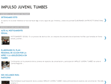 Tablet Screenshot of impulsojuveniltumbes.blogspot.com