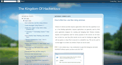 Desktop Screenshot of hackerzcorner.blogspot.com