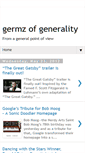 Mobile Screenshot of germzofgenerality.blogspot.com