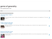 Tablet Screenshot of germzofgenerality.blogspot.com