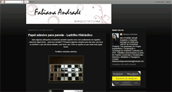 Desktop Screenshot of fabianaandradearquitetura.blogspot.com