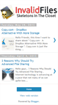 Mobile Screenshot of invalidfiles.blogspot.com