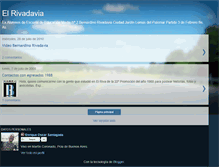 Tablet Screenshot of elrivadavia.blogspot.com