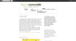 Desktop Screenshot of libreriacorreveidile.blogspot.com