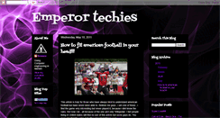 Desktop Screenshot of emperortechies.blogspot.com