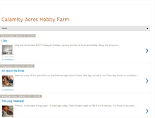 Tablet Screenshot of calamityacres.blogspot.com
