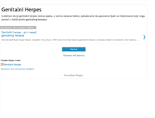 Tablet Screenshot of genitalniherpes.blogspot.com