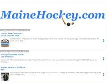 Tablet Screenshot of hockeyinmaine.blogspot.com