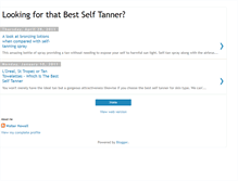 Tablet Screenshot of getthe1stbestselftanner.blogspot.com