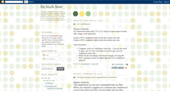 Desktop Screenshot of domathnow.blogspot.com