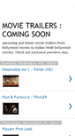 Mobile Screenshot of movietrailers-comingsoon.blogspot.com