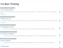 Tablet Screenshot of ivebeenthinkingessays.blogspot.com