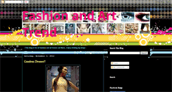 Desktop Screenshot of fashionarttrend.blogspot.com