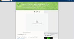 Desktop Screenshot of daytraderrockstar.blogspot.com