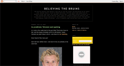 Desktop Screenshot of believingthebruins.blogspot.com