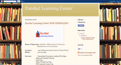 Desktop Screenshot of eurekalearningcenter.blogspot.com