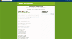 Desktop Screenshot of jewelsofhappiness.blogspot.com