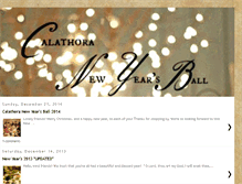 Tablet Screenshot of calathoraball.blogspot.com