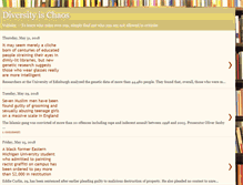 Tablet Screenshot of diversityischaos.blogspot.com