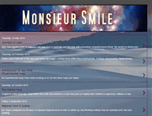 Tablet Screenshot of monsieur-smile.blogspot.com