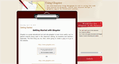 Desktop Screenshot of glogsterblog.blogspot.com