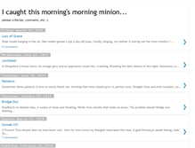Tablet Screenshot of caughtinthedawning.blogspot.com