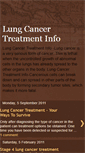Mobile Screenshot of lung-cancer-treatment-info.blogspot.com